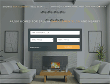 Tablet Screenshot of browsesanclementerealestate.com